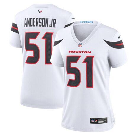 Will Anderson Jr. Houston Texans Nike Women's Game Jersey - White - Front View