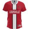 Louisville Cardinals GameDay Greats Lightweight Soccer Fashion Jersey - Red - Side View