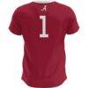 Alabama Crimson Tide GameDay Greats Youth Lightweight Soccer Fashion Jersey - Crimson - Detail View