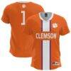 Clemson Tigers GameDay Greats Youth Lightweight Soccer Fashion Jersey - Orange - Front View