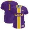 LSU Tigers GameDay Greats Youth Lightweight Soccer Fashion Jersey - Purple - Front View