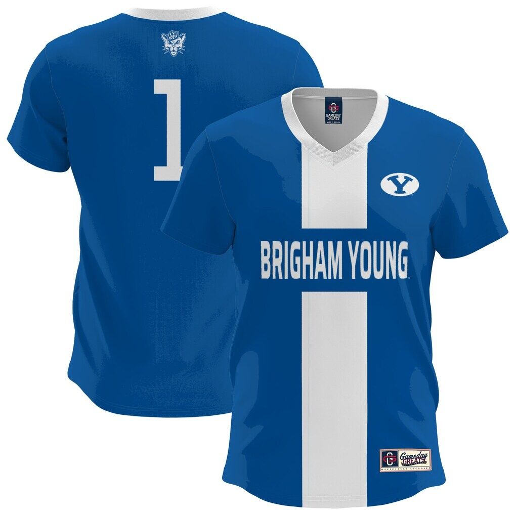 BYU Cougars GameDay Greats Youth Lightweight Soccer Fashion Jersey - Royal