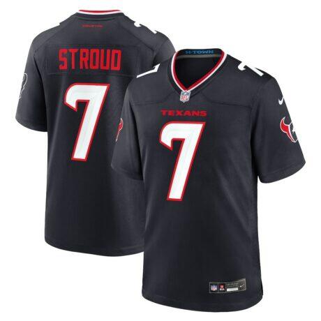 C.J. Stroud Houston Texans Nike Game Jersey - Navy - Front View