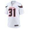 Dameon Pierce Houston Texans Nike Game Jersey - White - Side View