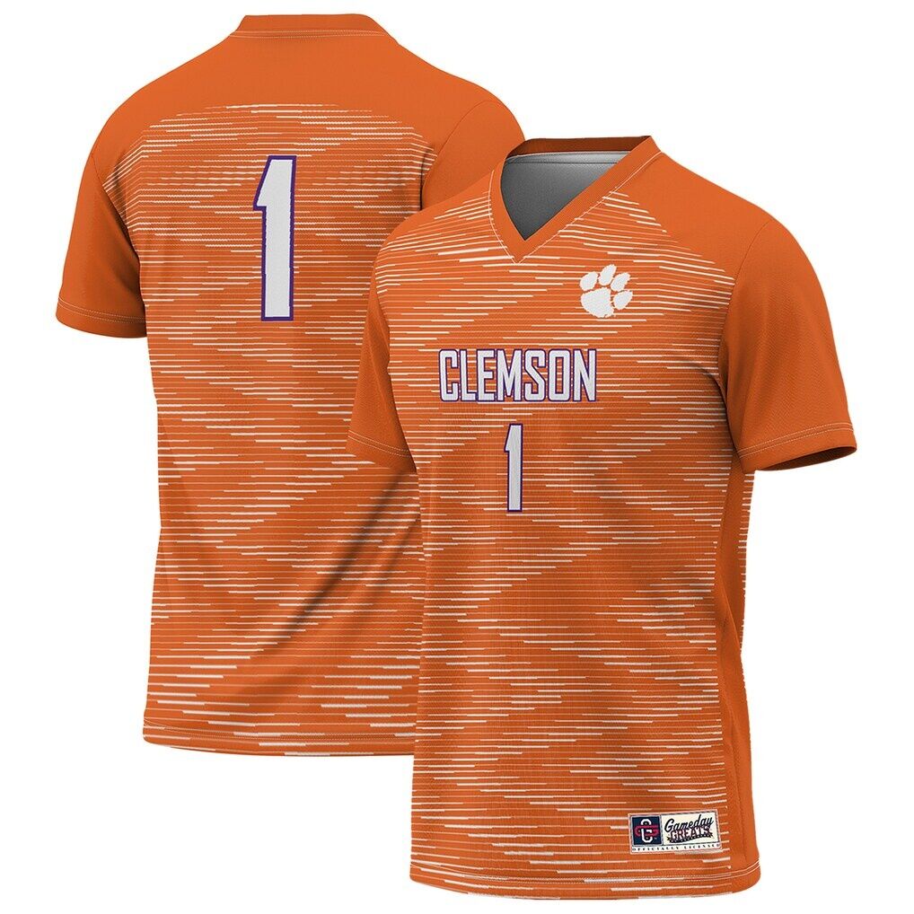 #1 Clemson Tigers GameDay Greats Youth Lightweight Soccer Jersey