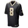 Archie Manning New Orleans Saints Nike Retired Player Game Jersey - Black - Side View