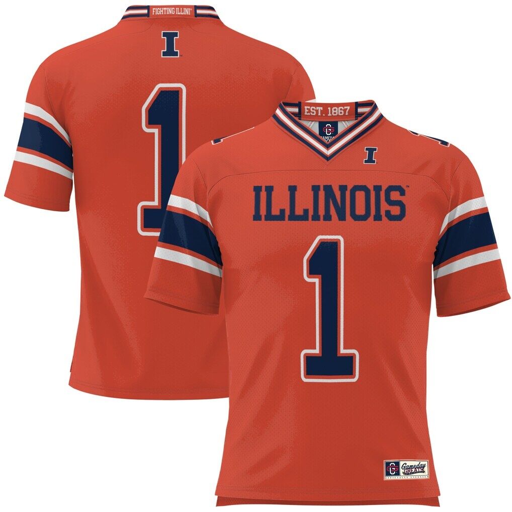 #1 Illinois Fighting Illini GameDay Greats Youth Football Jersey