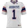 #1 Jackson State Tigers GameDay Greats Youth Football Jersey - White - Side View