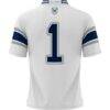 #1 Butler Bulldogs GameDay Greats Youth Football Jersey - White - Detail View