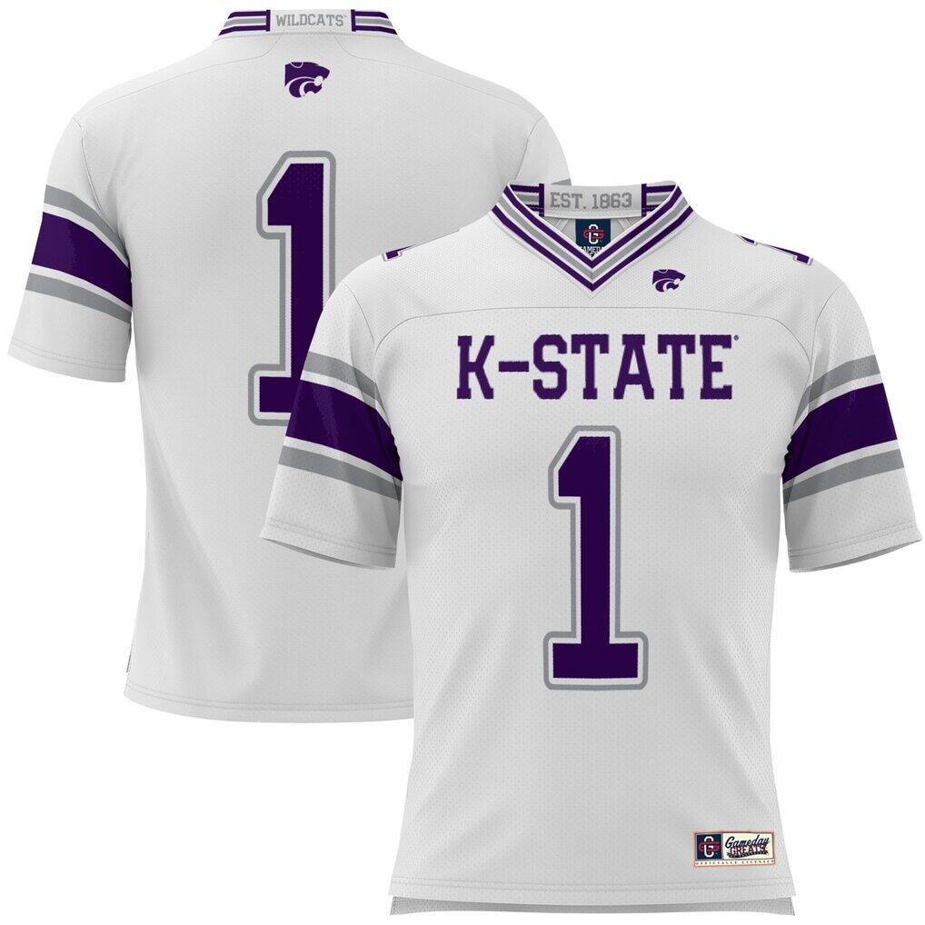 #1 Kansas State Wildcats GameDay Greats Youth Football Jersey