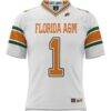 #1 Florida A&M Rattlers GameDay Greats Youth Football Jersey - White - Side View