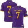 #1 ECU Pirates GameDay Greats Youth Football Jersey - Purple - Front View