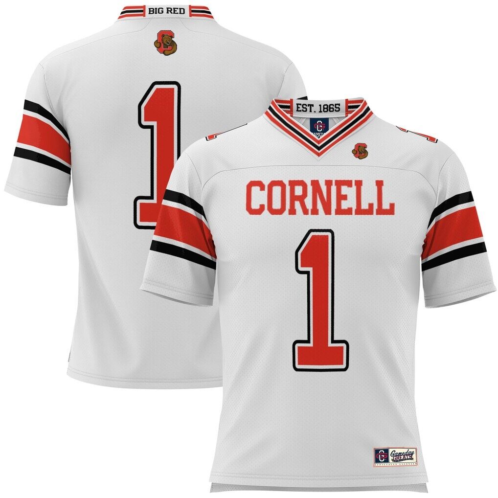 #1 Cornell Big Red GameDay Greats Youth Football Jersey