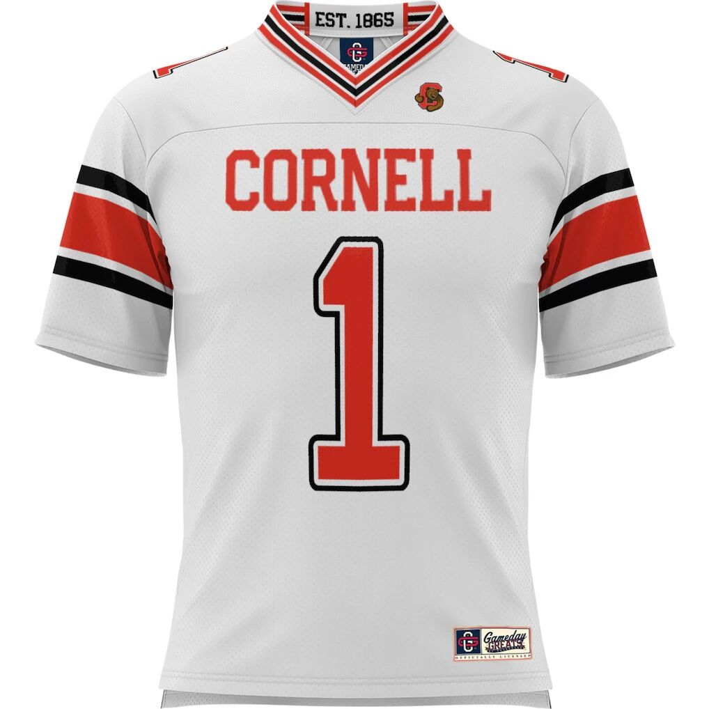 #1 Cornell Big Red GameDay Greats Youth Football Jersey