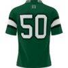 #50 Hawaii Rainbow Warriors GameDay Greats Youth Football Jersey - Green - Detail View