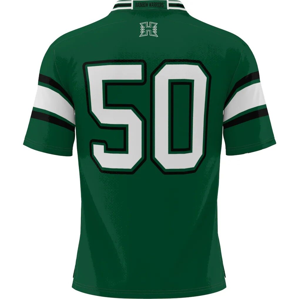 #50 Hawaii Rainbow Warriors GameDay Greats Youth Football Jersey