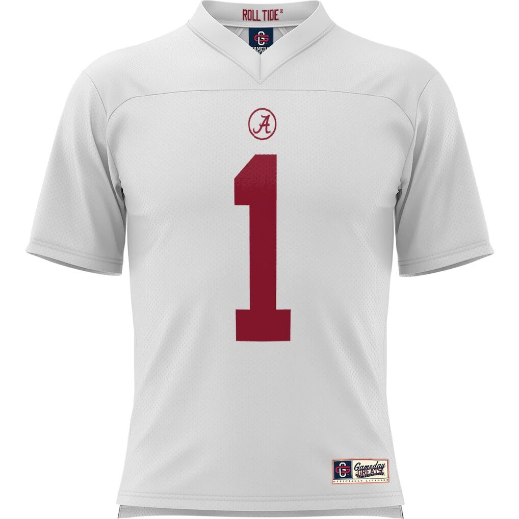 #1 Alabama Crimson Tide GameDay Greats Youth Football Jersey