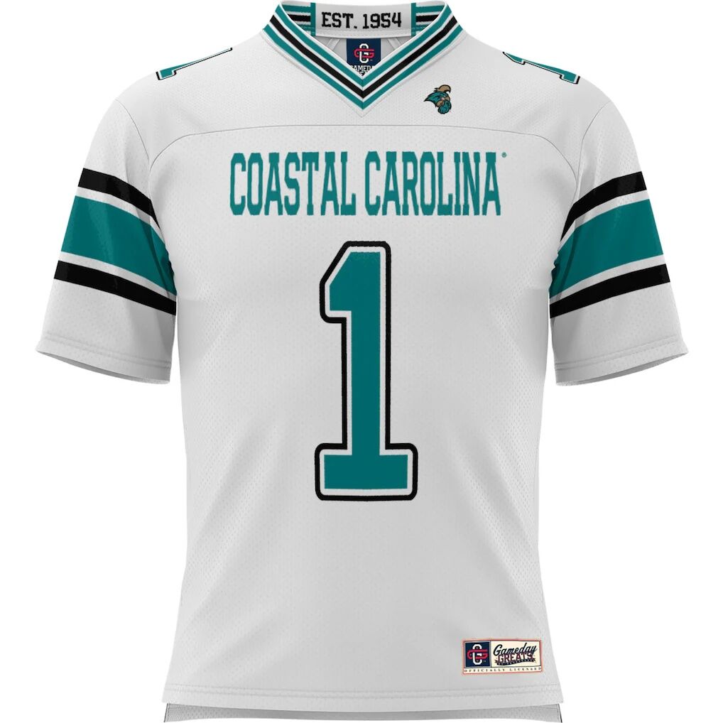 #1 Coastal Carolina Chanticleers GameDay Greats Youth Football Jersey