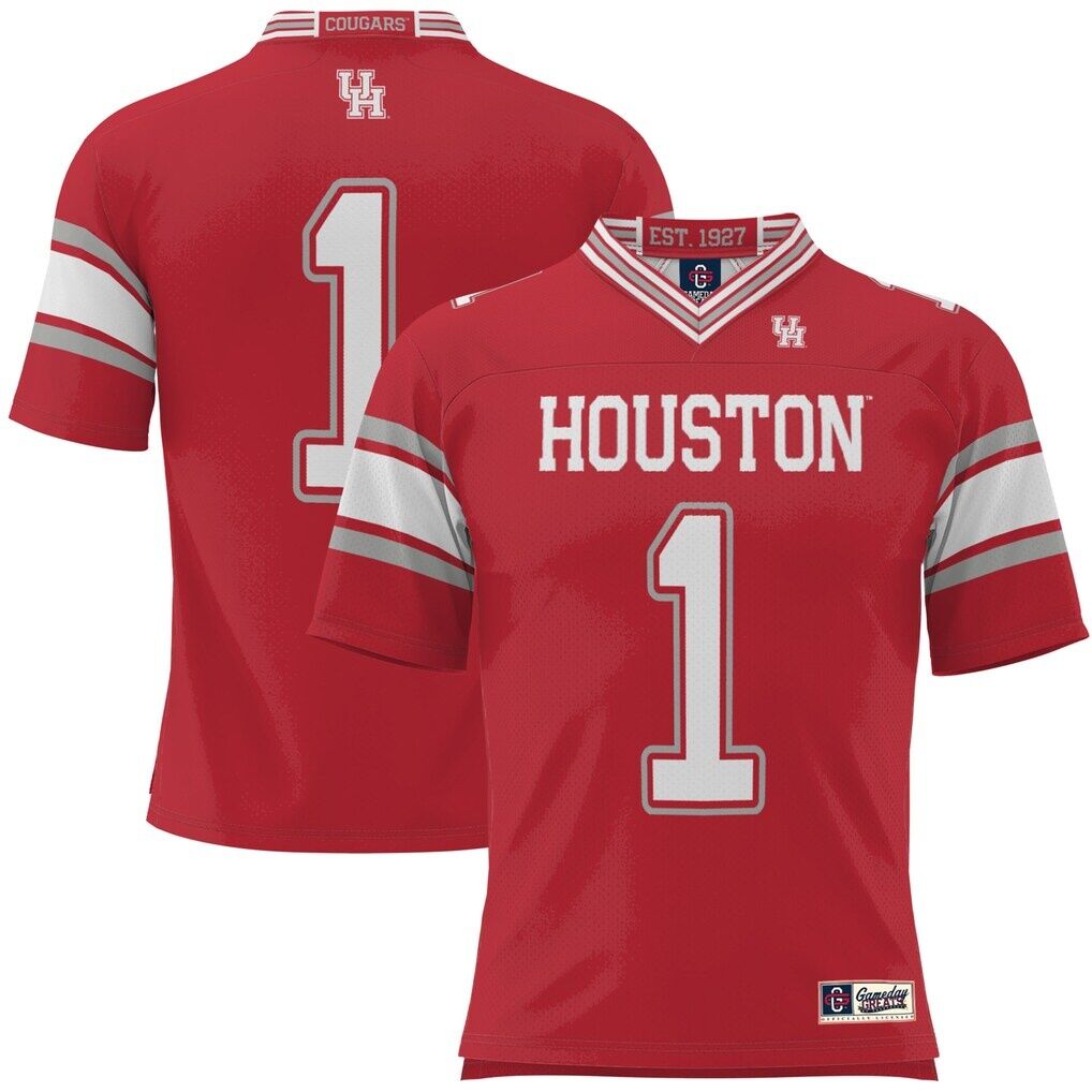 #1 Houston Cougars GameDay Greats Football Jersey