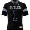 #1 Butler Bulldogs GameDay Greats Football Jersey - Black - Side View