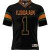 #1 Florida A&M Rattlers GameDay Greats Football Jersey - Black - Side View