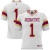 #1 Arizona State Sun Devils GameDay Greats Football Jersey - White - Front View