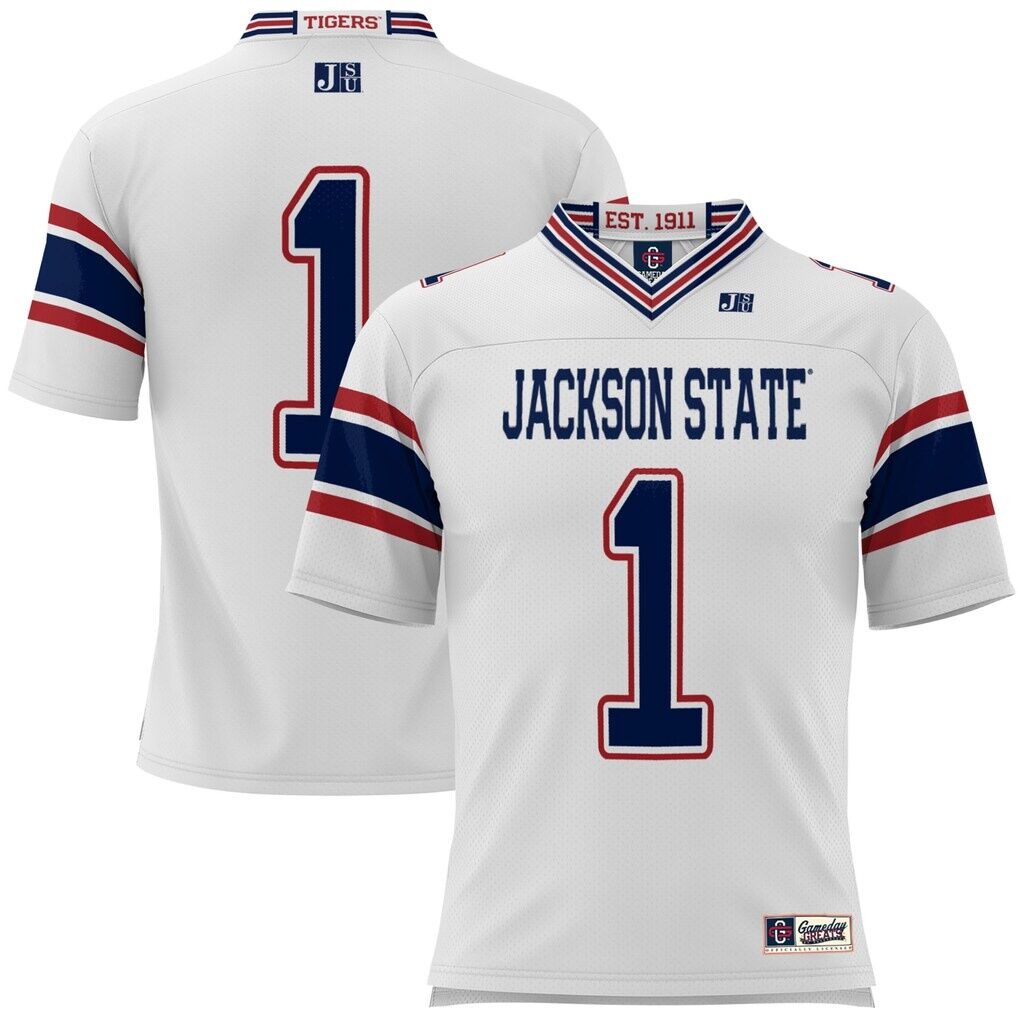 #1 Jackson State Tigers GameDay Greats Football Jersey