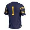 #1 Cal Bears GameDay Greats Football Jersey - Navy - Detail View