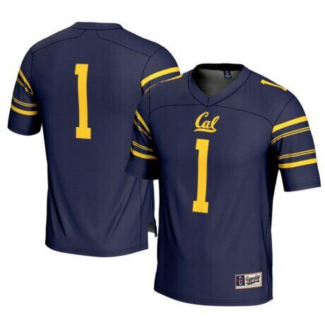 #1 Cal Bears GameDay Greats Football Jersey - Navy - Front View