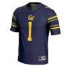 #1 Cal Bears GameDay Greats Football Jersey - Navy - Side View
