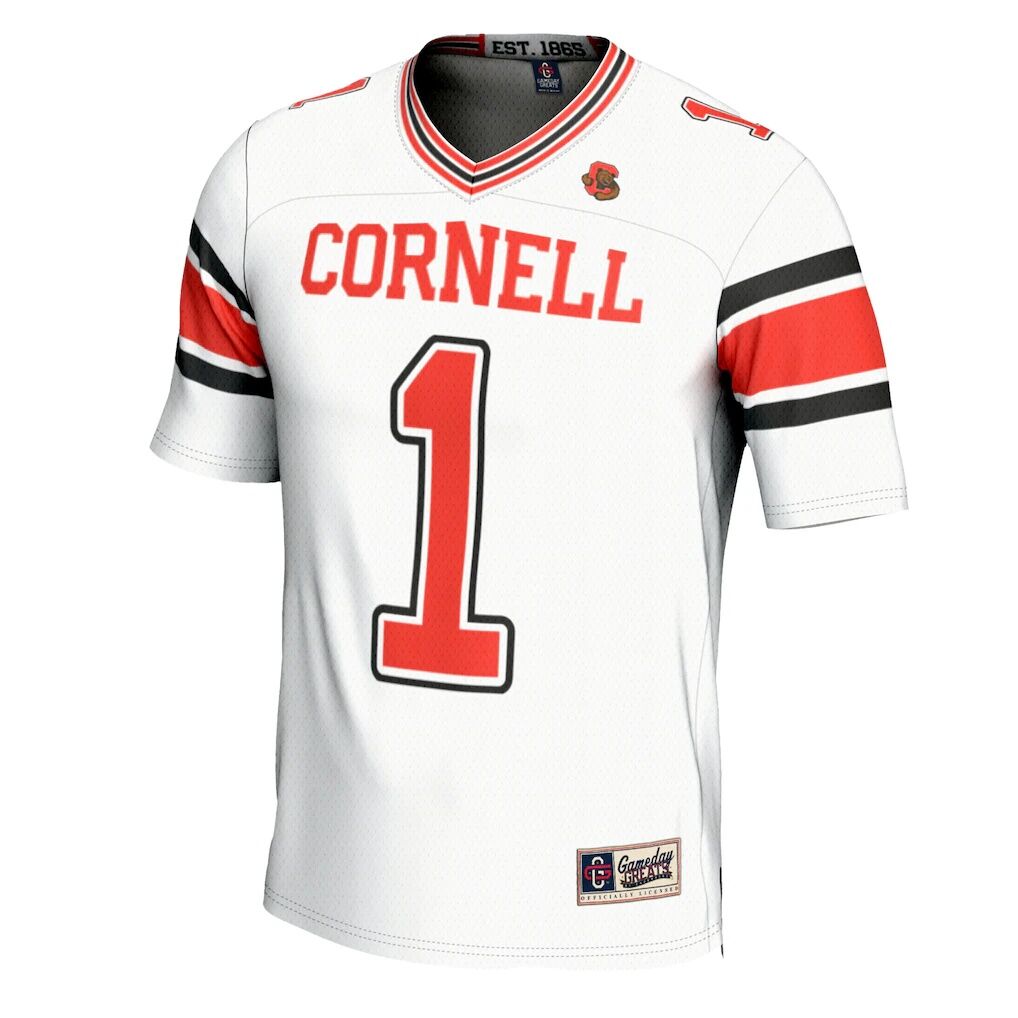 #1 Cornell Big Red GameDay Greats Football Jersey