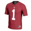#1 Alabama Crimson Tide GameDay Greats Football Jersey - Crimson - Side View
