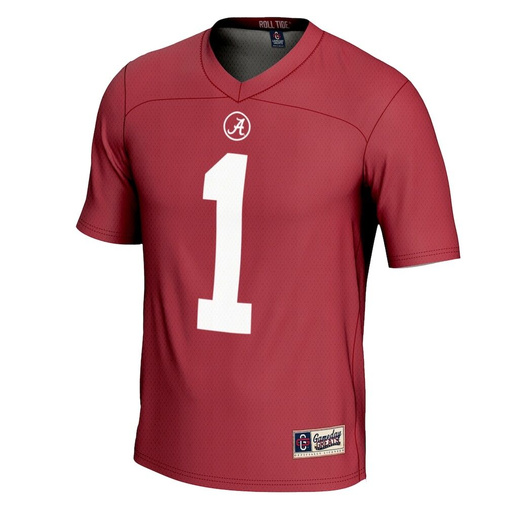 #1 Alabama Crimson Tide GameDay Greats Football Jersey