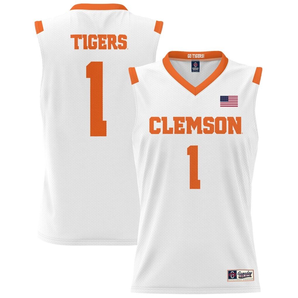 #1 Clemson Tigers GameDay Greats Unisex Lightweight Basketball Jersey