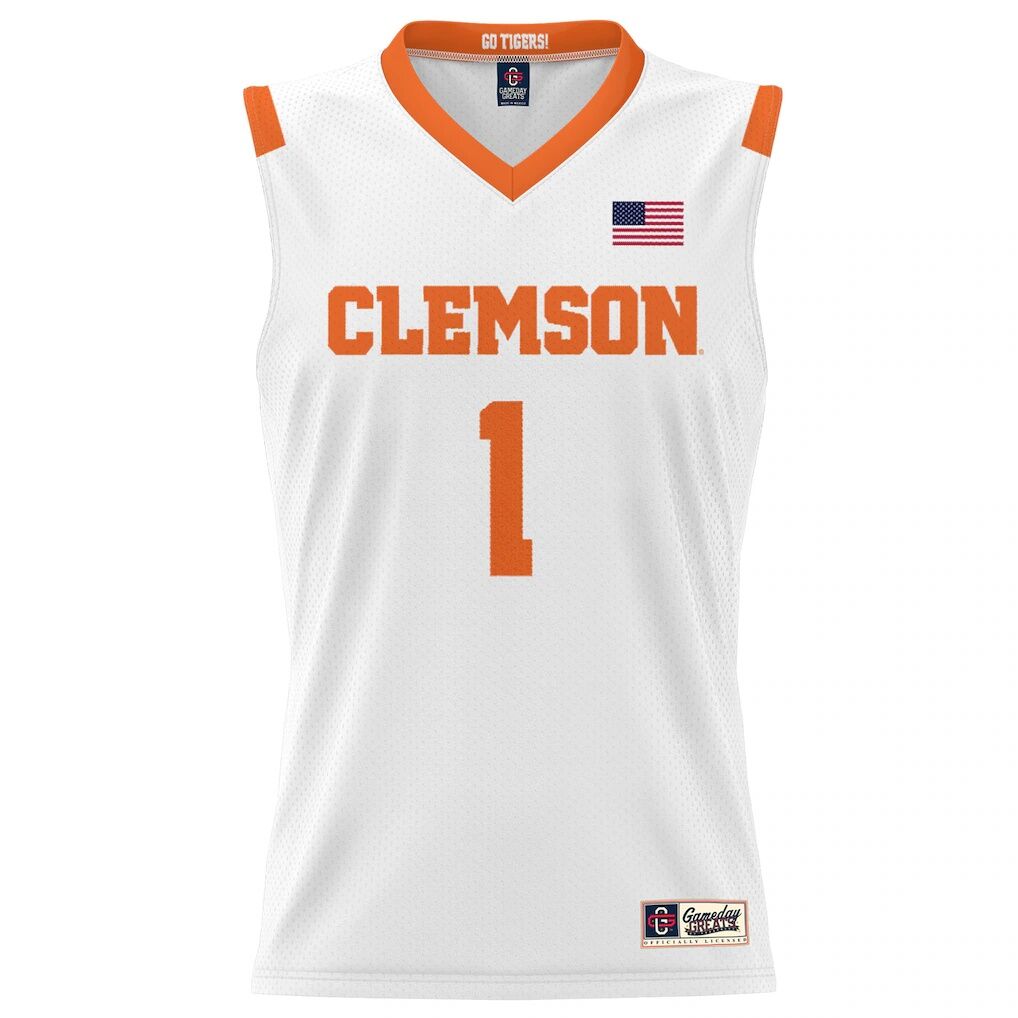 #1 Clemson Tigers GameDay Greats Unisex Lightweight Basketball Jersey