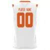 Clemson Tigers GameDay Greats Youth NIL Pick-A-Player Lightweight Men's Basketball Jersey - White - Detail View