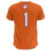 #1 Clemson Tigers GameDay Greats Youth Lightweight Lacrosse Jersey - Orange - Detail View