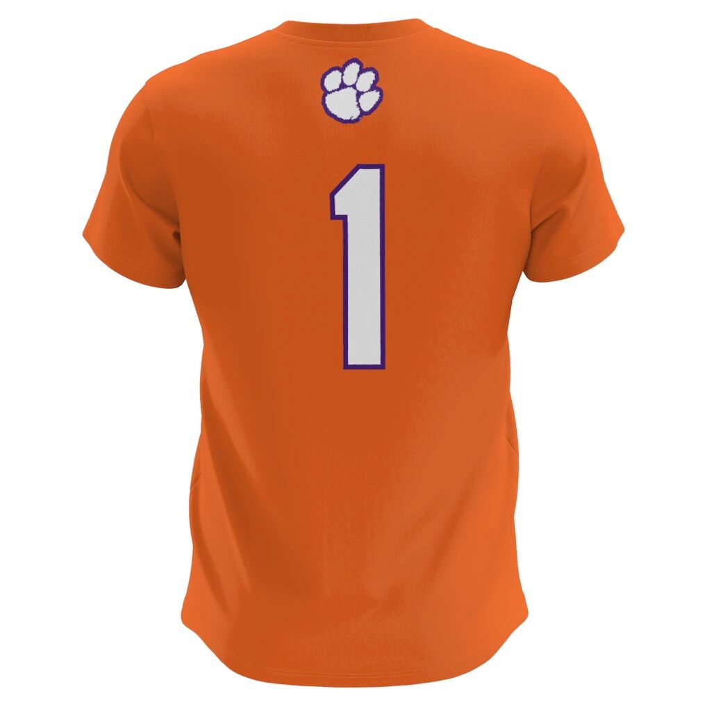 #1 Clemson Tigers GameDay Greats Youth Lightweight Lacrosse Jersey