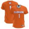#1 Clemson Tigers GameDay Greats Youth Lightweight Lacrosse Jersey - Orange - Front View