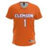 #1 Clemson Tigers GameDay Greats Youth Lightweight Lacrosse Jersey - Orange - Side View