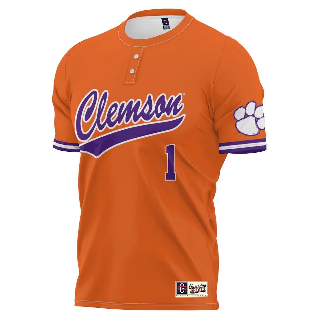 #1 Clemson Tigers GameDay Greats Youth Lightweight Softball Jersey