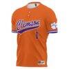 #1 Clemson Tigers GameDay Greats Unisex Lightweight Softball Jersey - Orange - Side View