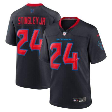 Derek Stingley Jr. Houston Texans Nike 2nd Alternate Game Jersey - Navy - Front View