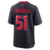 Will Anderson Jr. Houston Texans Nike Alternate Game Jersey - Navy - Side View