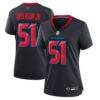 Will Anderson Jr. Houston Texans Nike Women's 2nd Alternate Game Jersey - Navy - Front View