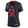 Will Anderson Jr. Houston Texans Nike Women's 2nd Alternate Game Jersey - Navy - Side View