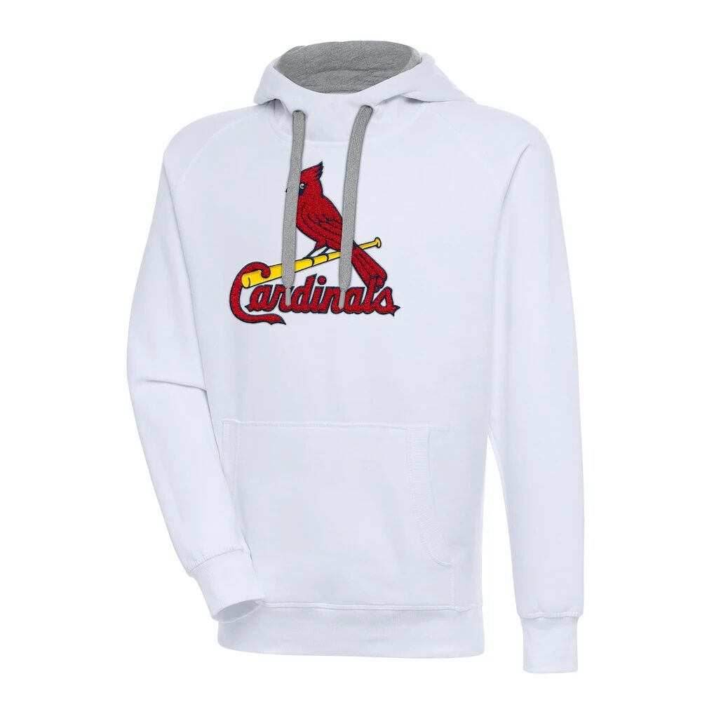 St. Louis Cardinals Antigua Victory Chenille Pullover Hoodie
