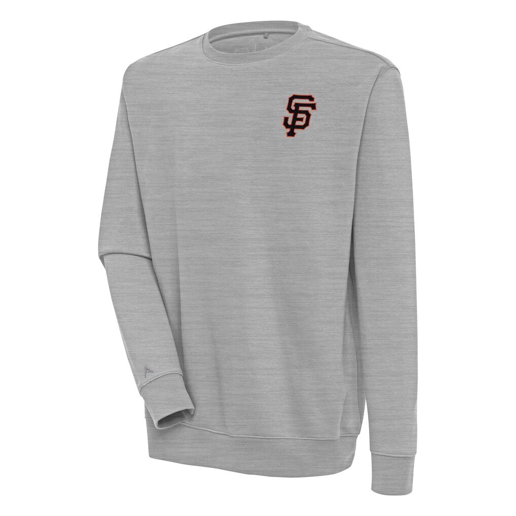 San Francisco Giants Antigua Victory Pullover Sweatshirt - Heather Gray
