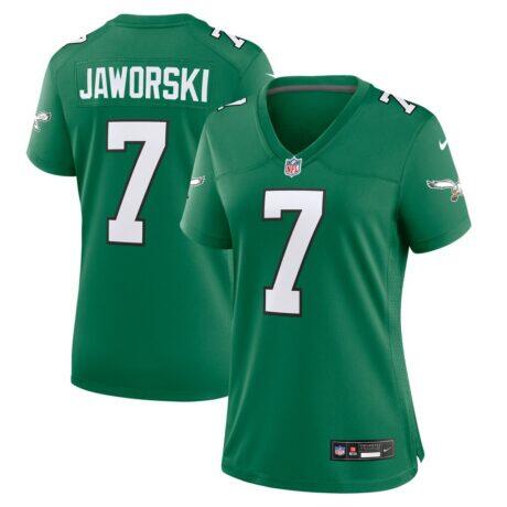 Ron Jaworski Philadelphia Eagles Nike Women's Alternate Game Jersey - - Front View