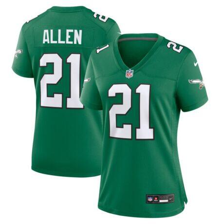 Eric Allen Philadelphia Eagles Nike Women's Alternate Game Jersey - - Front View